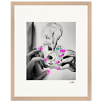 Synch'd Hands Framed print 40x50 cm / 16x20″ Wood frame 35