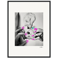 Synch'd Hands Framed print 45x60 cm / 18x24″ Black frame 65