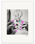 Synch'd Hands Framed print 45x60 cm / 18x24″ White frame 7