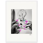 Synch'd Hands Framed print 45x60 cm / 18x24″ White frame 7