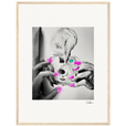 Synch'd Hands Framed print 45x60 cm / 18x24″ Wood frame 33