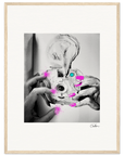 Synch'd Hands Framed print 45x60 cm / 18x24″ Wood frame 33