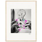 Synch'd Hands Framed print 45x60 cm / 18x24″ Wood frame 33