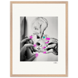 Synch'd Hands Framed print 45x60 cm / 18x24″ Wood frame 34