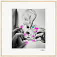 Synch'd Hands Framed print 50x50 cm / 20x20″ Wood frame 30