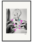 Synch'd Hands Framed print 50x70 cm / 20x28″ Black frame 70