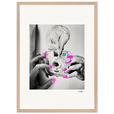 Synch'd Hands Framed print 50x70 cm / 20x28″ Wood frame 36