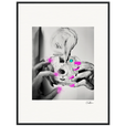 Synch'd Hands Framed print 60x80 cm / 24x32″ Black frame 74