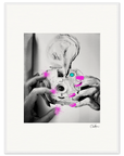 Synch'd Hands Framed print 60x80 cm / 24x32″ White frame 6