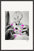 Synch'd Hands Framed print 60x90 cm / 24x36″ Black frame 65
