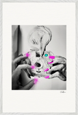 Synch'd Hands Framed print 60x90 cm / 24x36″ White frame 7
