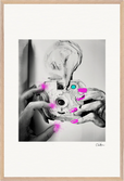 Synch'd Hands Framed print 60x90 cm / 24x36″ Wood frame 40