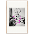 Synch'd Hands Framed print 60x90 cm / 24x36″ Wood frame 40