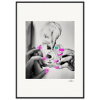 Synch'd Hands Framed print 70x100 cm / 28x40″ Black frame 60