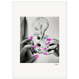 Synch'd Hands Framed print 70x100 cm / 28x40″ White frame 20