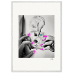 Synch'd Hands Framed print 70x100 cm / 28x40″ White frame 14