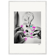 Synch'd Hands Framed print 70x100 cm / 28x40″ White frame 14