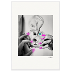 Synch'd Hands Framed print 70x100 cm / 28x40″ White frame 20