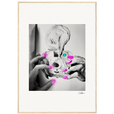 Synch'd Hands Framed print 70x100 cm / 28x40″ Wood frame 40