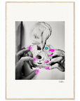 Synch'd Hands Framed print 70x100 cm / 28x40″ Wood frame 40