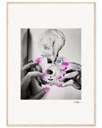 Synch'd Hands Framed print A1 (59.4 x 84.1 cm) Wood frame 36