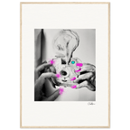Synch'd Hands Framed print A1 (59.4 x 84.1 cm) Wood frame 36