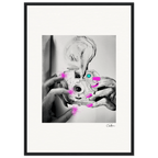 Synch'd Hands Framed print A2 (42 x 59.4 cm) Black frame 75