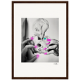 Synch'd Hands Framed print A3 (29.7 x 42  cm) Dark wood frame 43