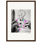 Synch'd Hands Framed print A3 (29.7 x 42 cm) Dark wood frame 43