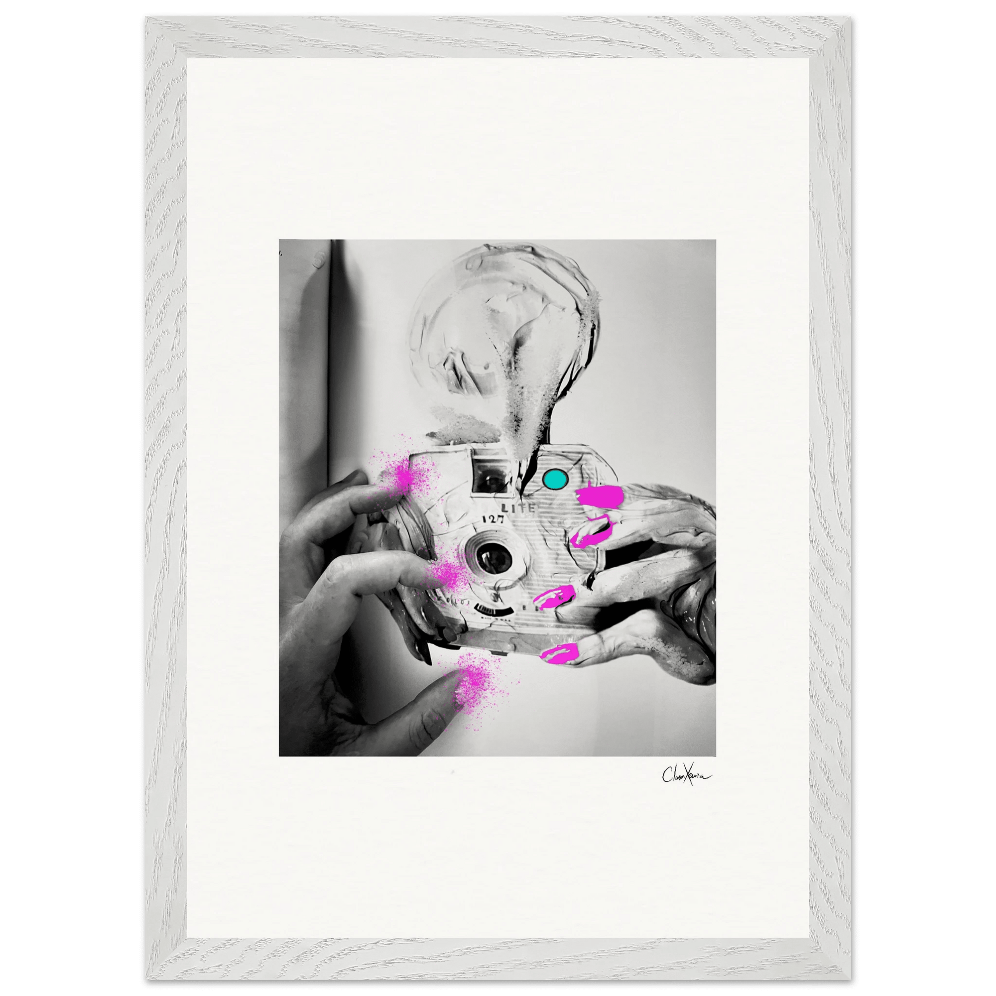 Synch'd Hands Framed print A3 (29.7 x 42 cm) White frame 8