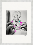 Synch'd Hands Framed print A3 (29.7 x 42  cm) White frame 8