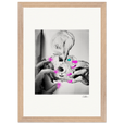 Synch'd Hands Framed print A3 (29.7 x 42 cm) Wood frame 27