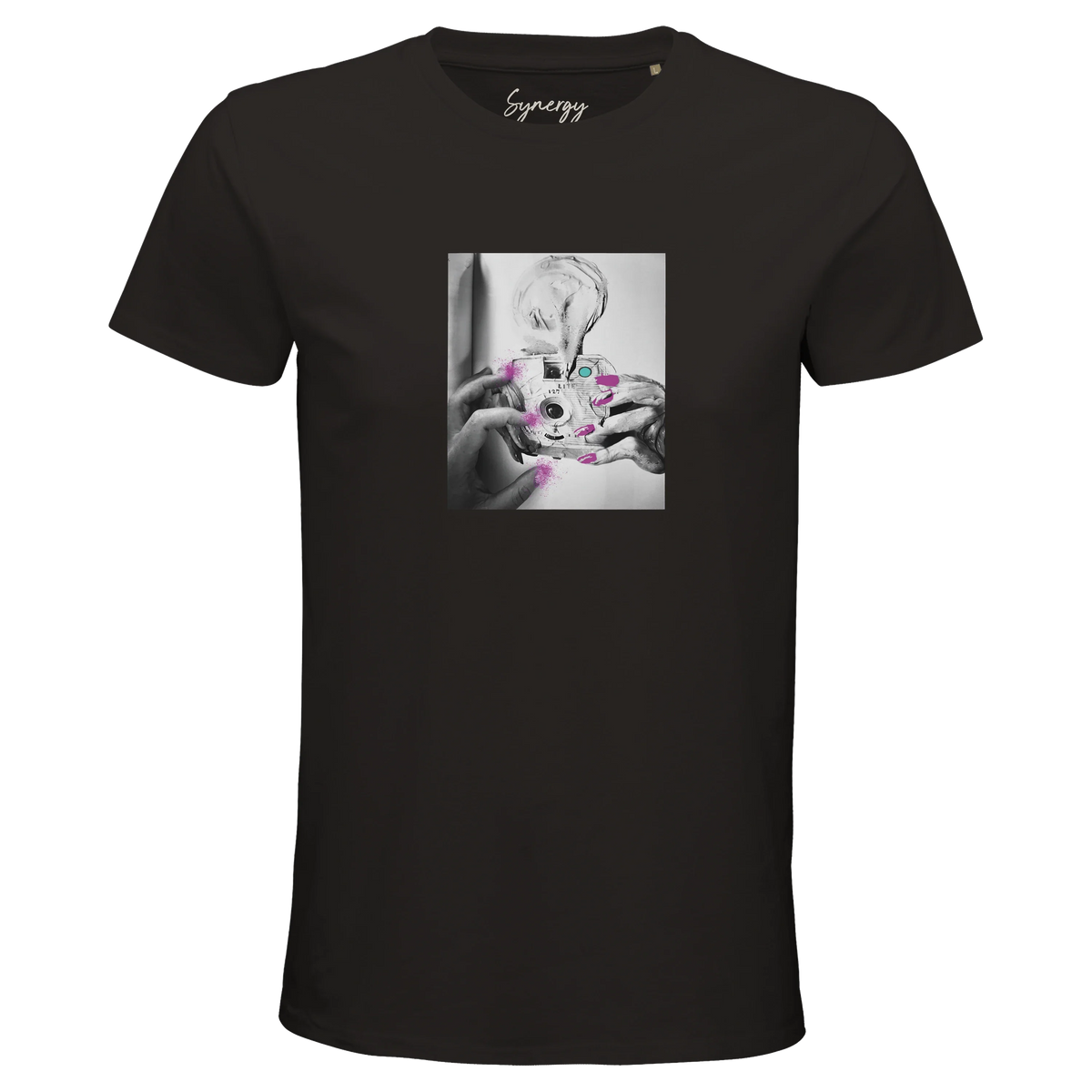 Synergy - "Synch´d Hands" T-shirt Deep Black 1