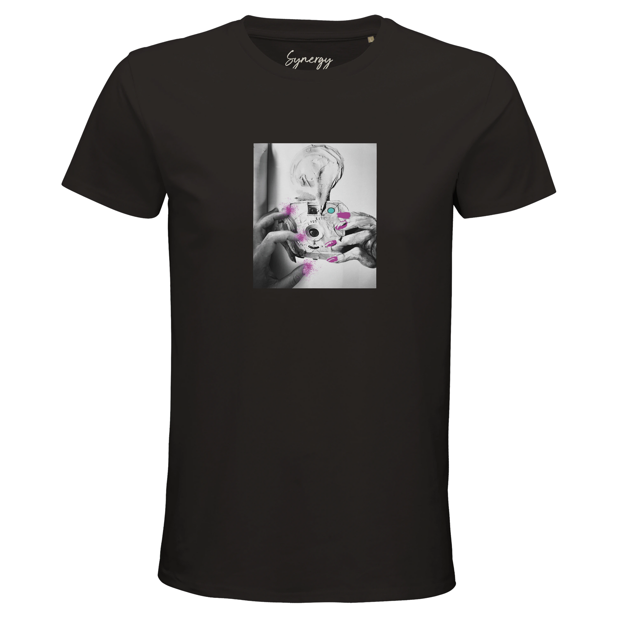 Synergy - "Synch´d Hands" T-shirt Deep Black 1