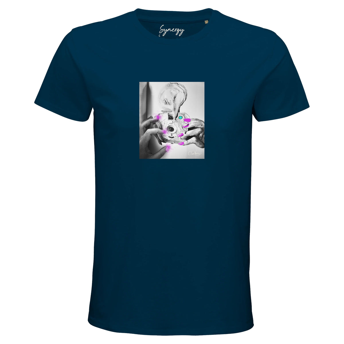 Synergy - "Synch'd Hands" T-shirt denim 1