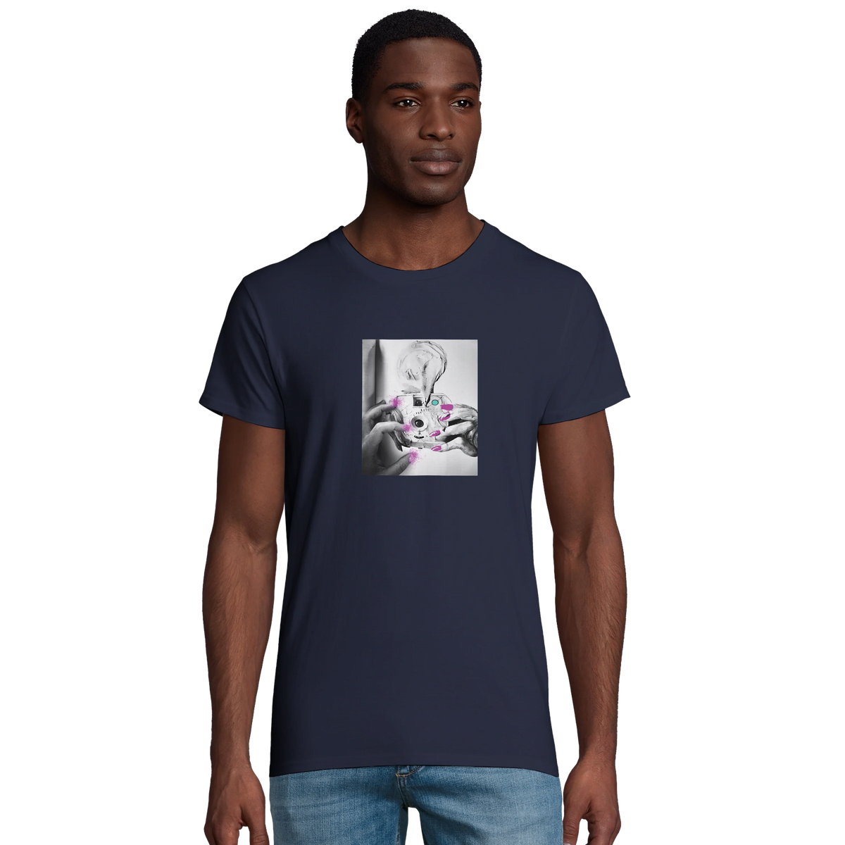 Synergy - "Synch´d Hands" T-shirt French Navy 4