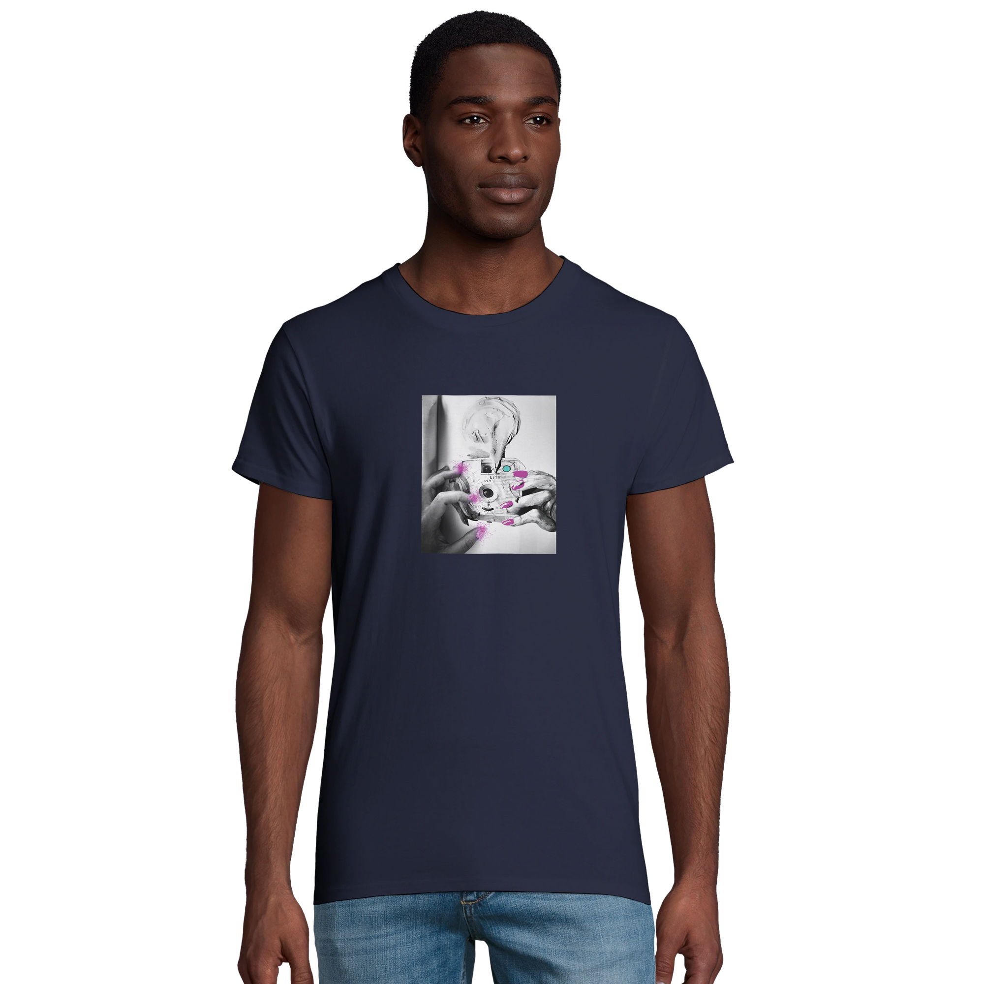 Synergy - "Synch´d Hands" T-shirt French Navy 4