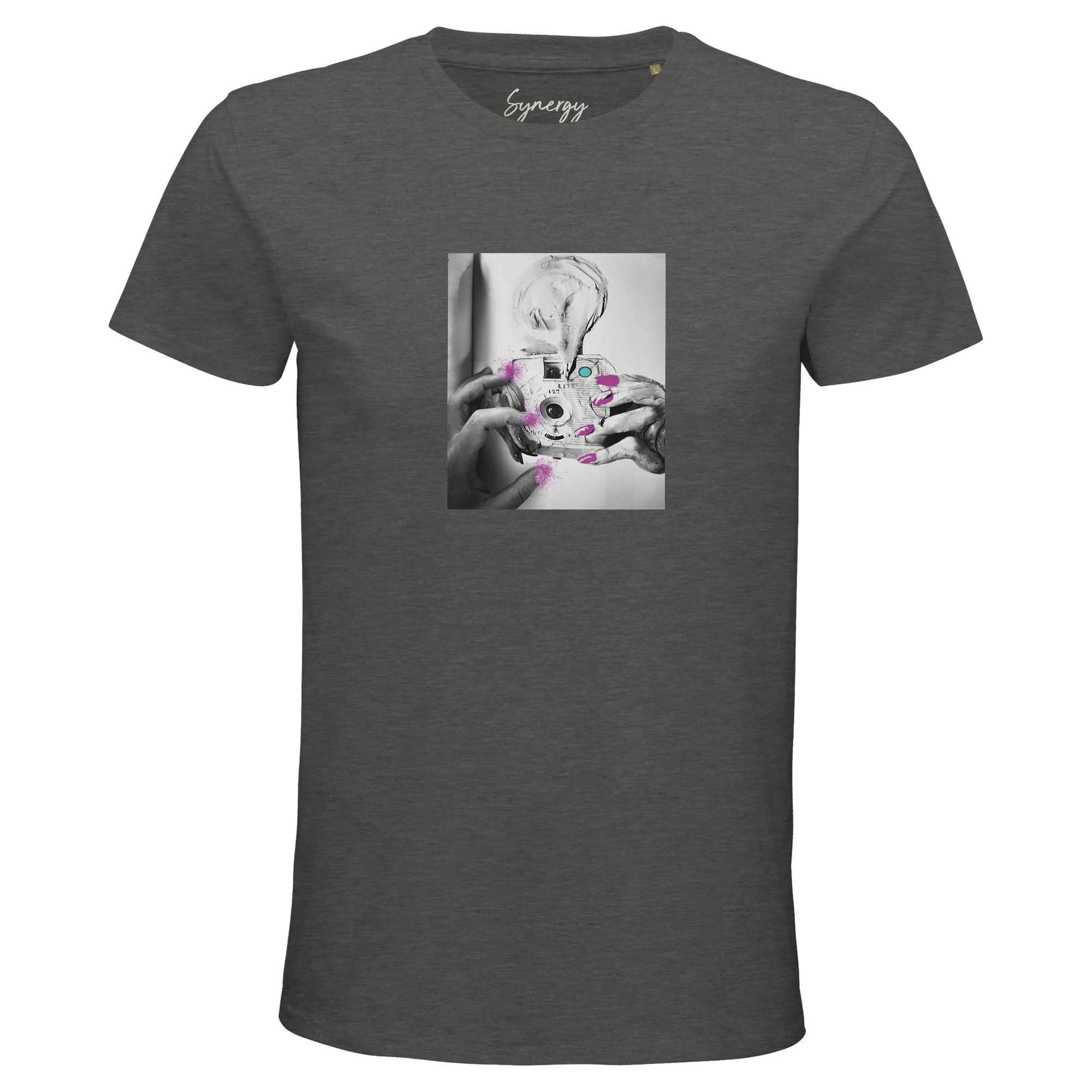Synergy - "Synch´d Hands" T-shirt Grey Melange 1