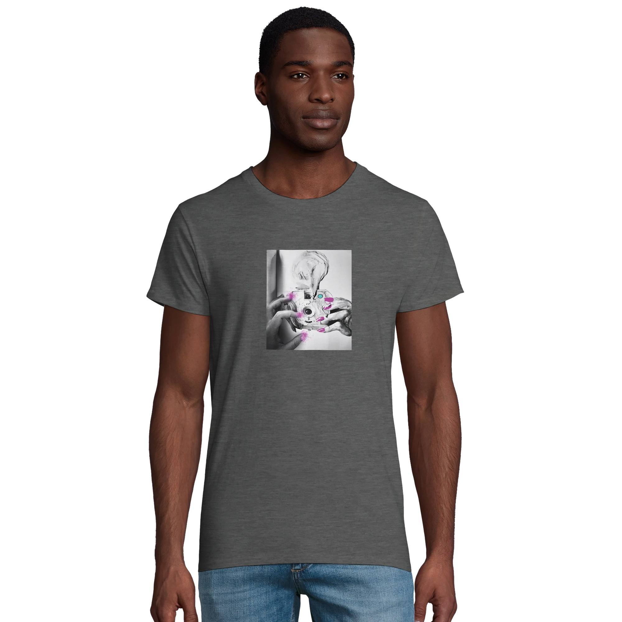 Synergy - "Synch´d Hands" T-shirt Grey Melange 4