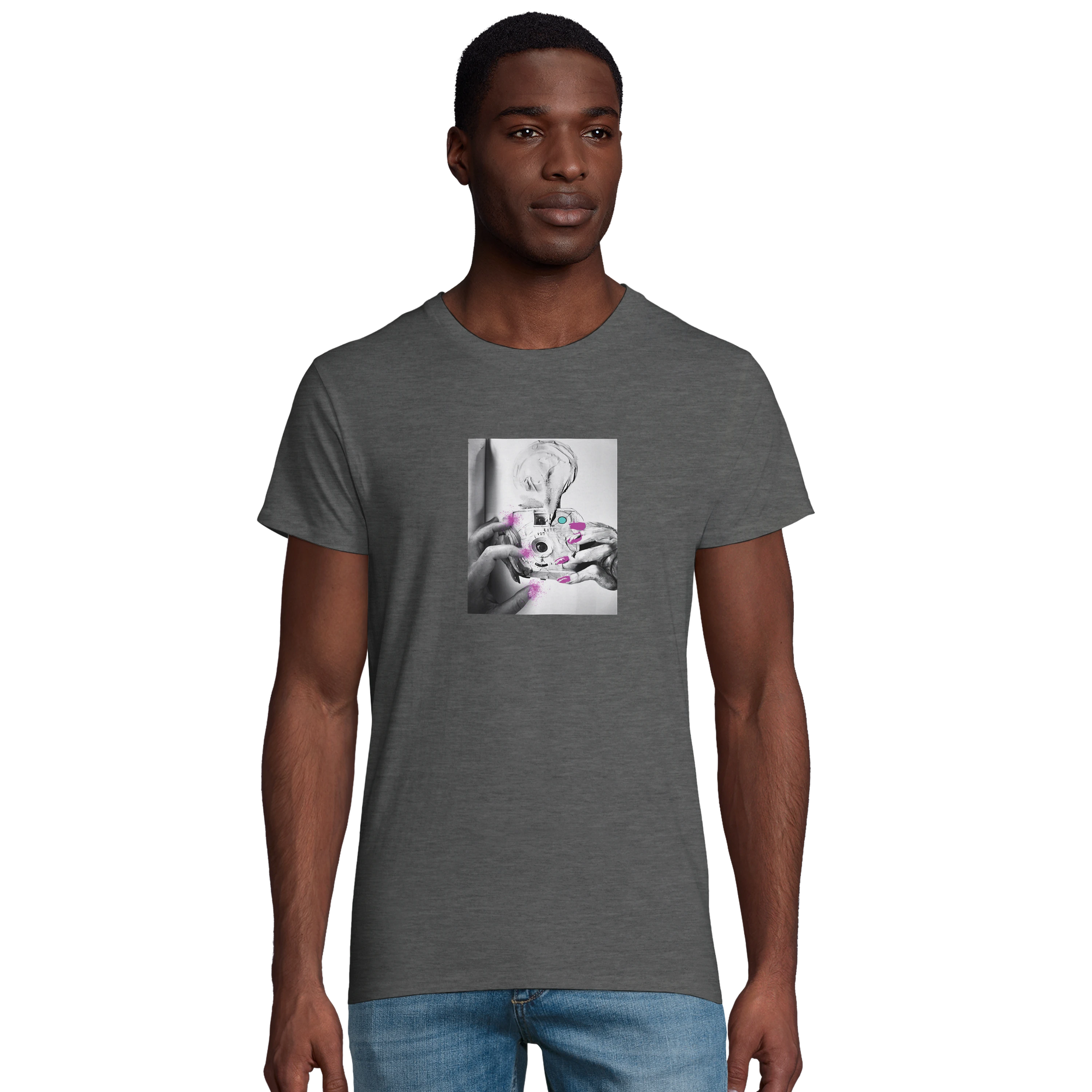 Synergy - "Synch´d Hands" T-shirt Grey Melange 4