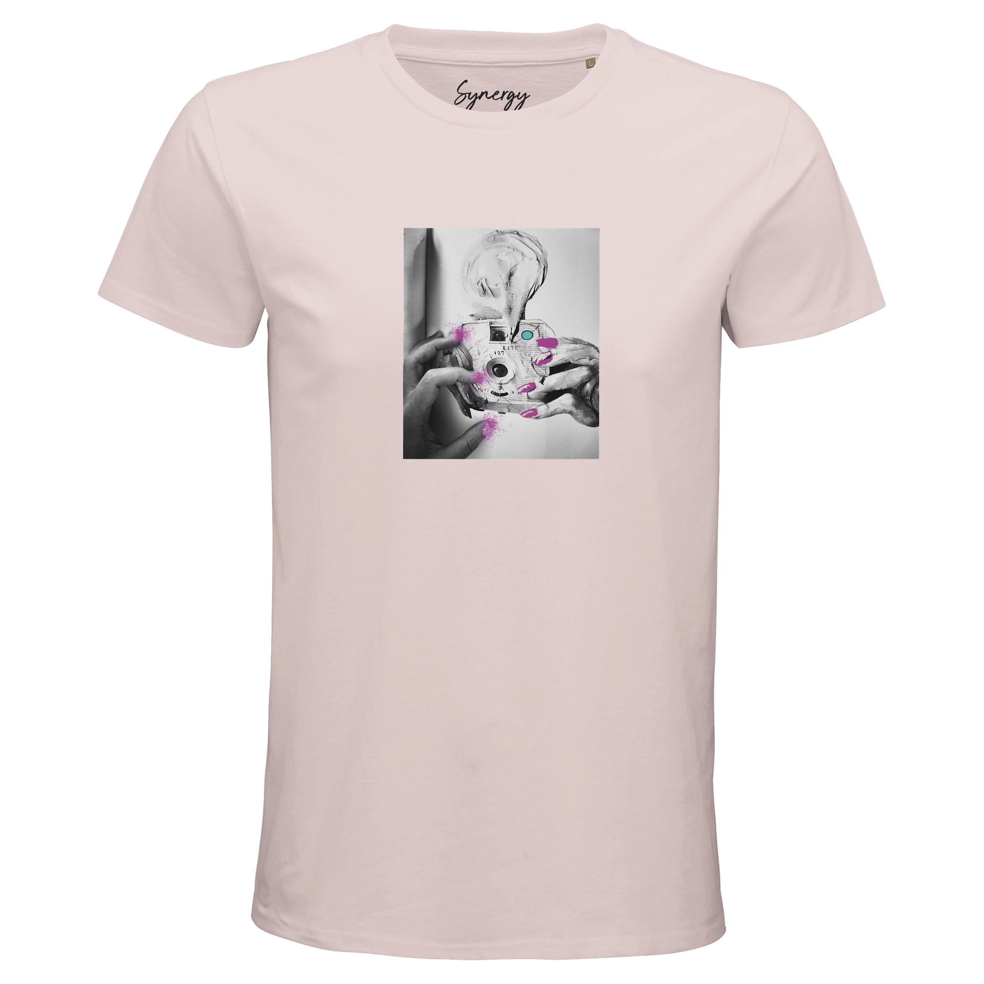 Synergy - "Synch´d Hands" T-shirt Pale Pink 1