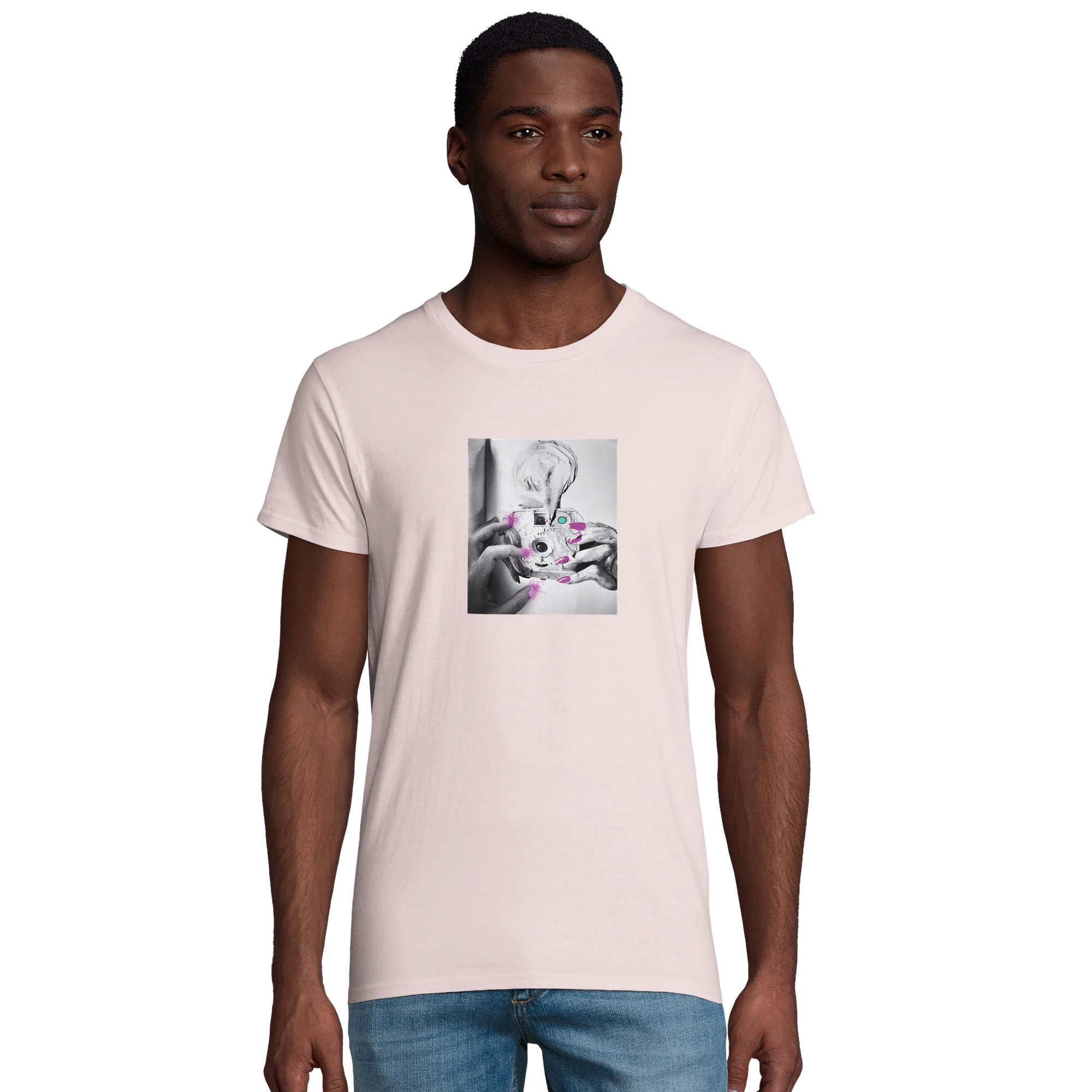 Synergy - "Synch´d Hands" T-shirt Pale Pink 4