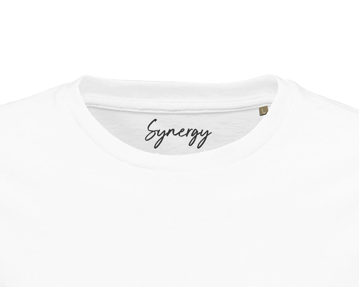 Synergy - "Synch'd Hands" T-shirt White 2