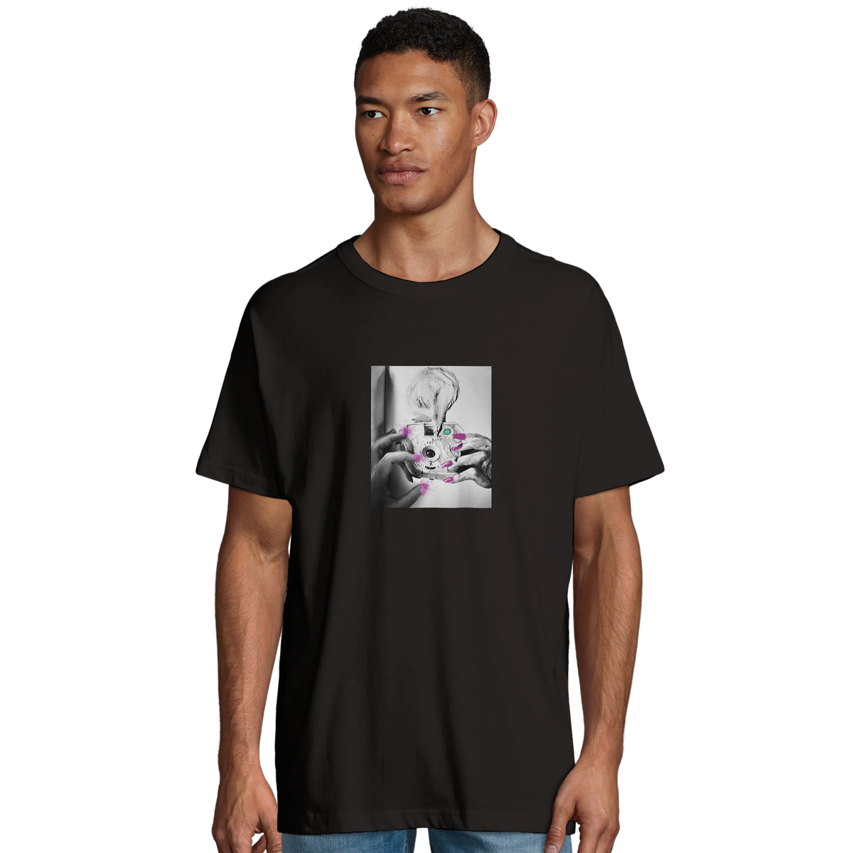 Synergy - "Synch´d Hands" T-shirt Deep Black 4