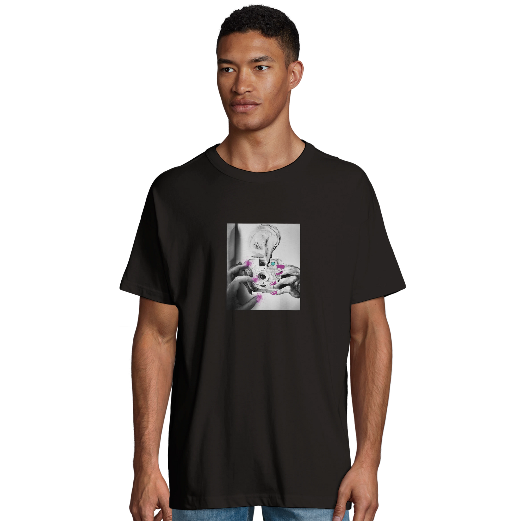 Synergy - "Synch´d Hands" T-shirt Deep Black 4