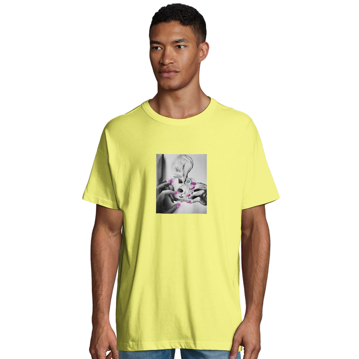Synergy - "Synch´d Hands" T-shirt Light Yellow 4