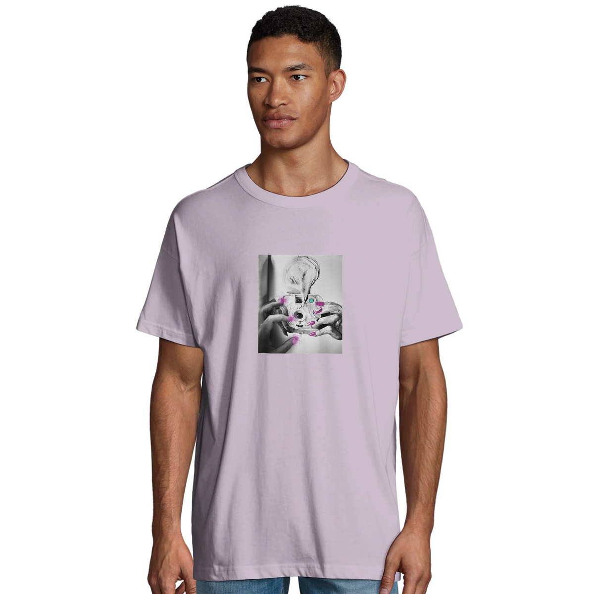 Synergy - "Synch´d Hands" T-shirt lilak 4