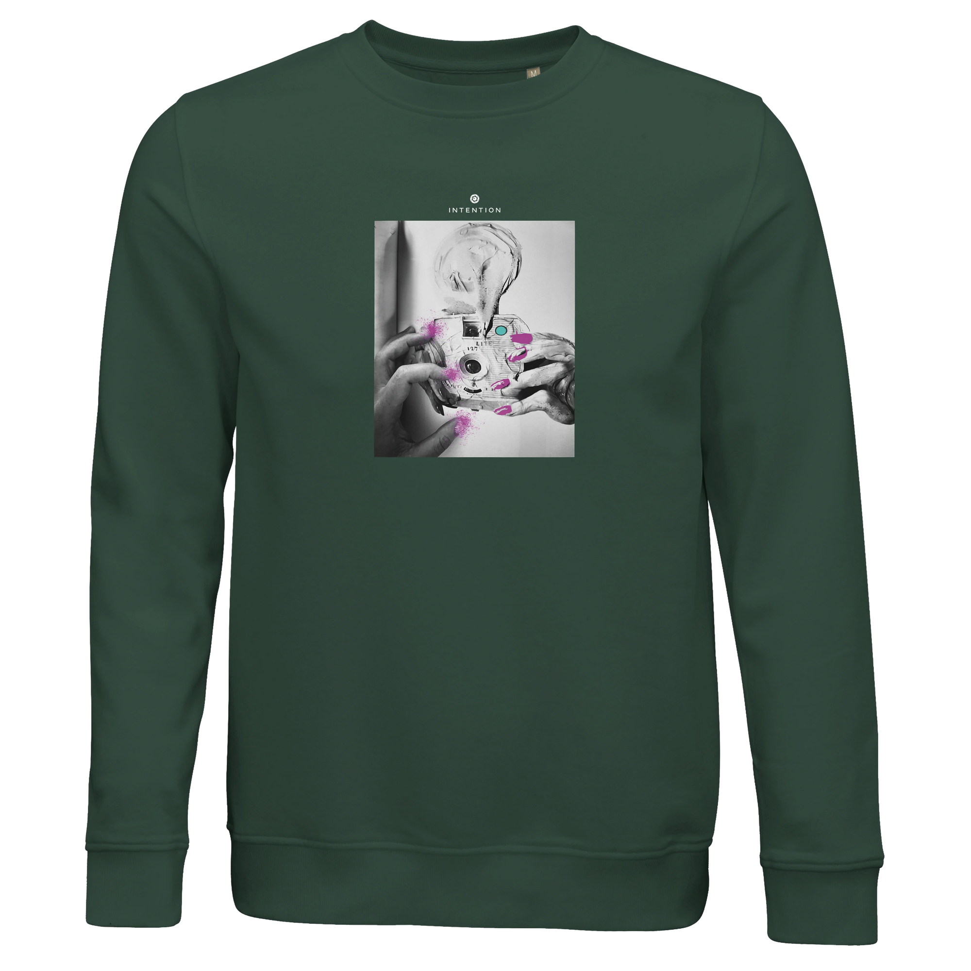 Synergy - "Synch´d Hands" Sweatshirt Bottle Green 1