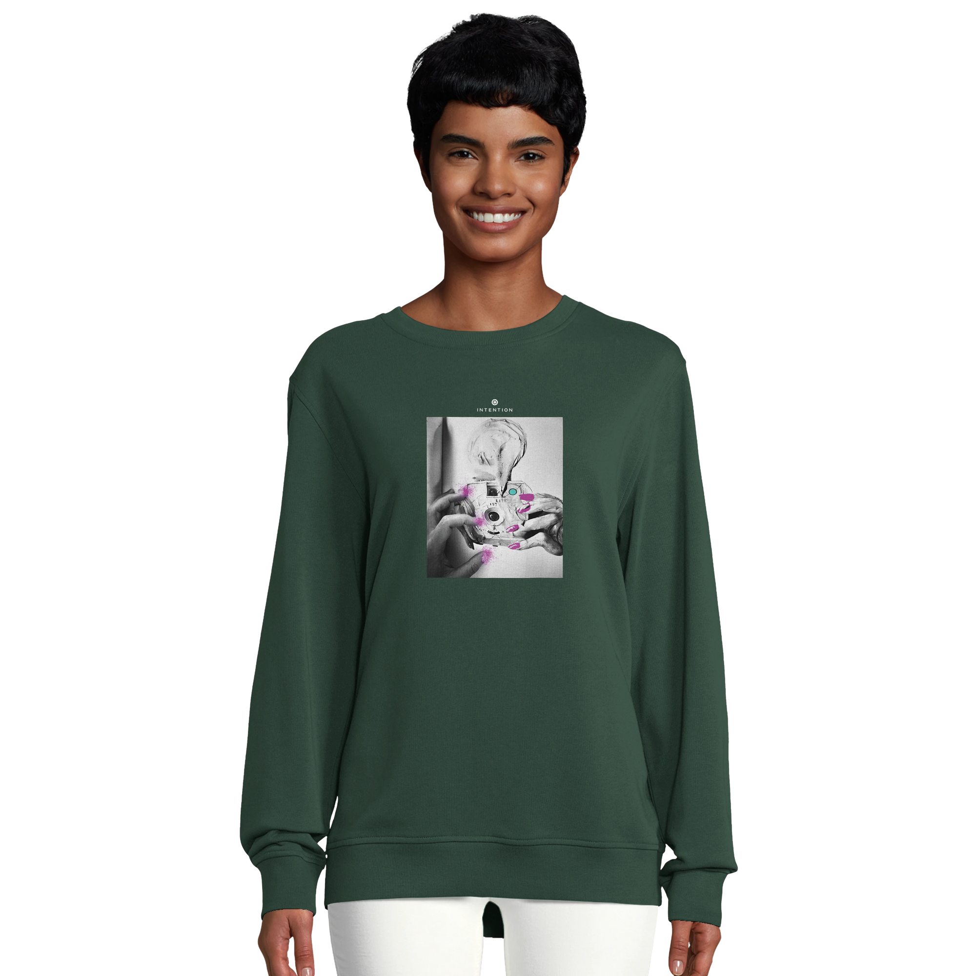 Synergy - "Synch´d Hands" Sweatshirt Bottle Green 5