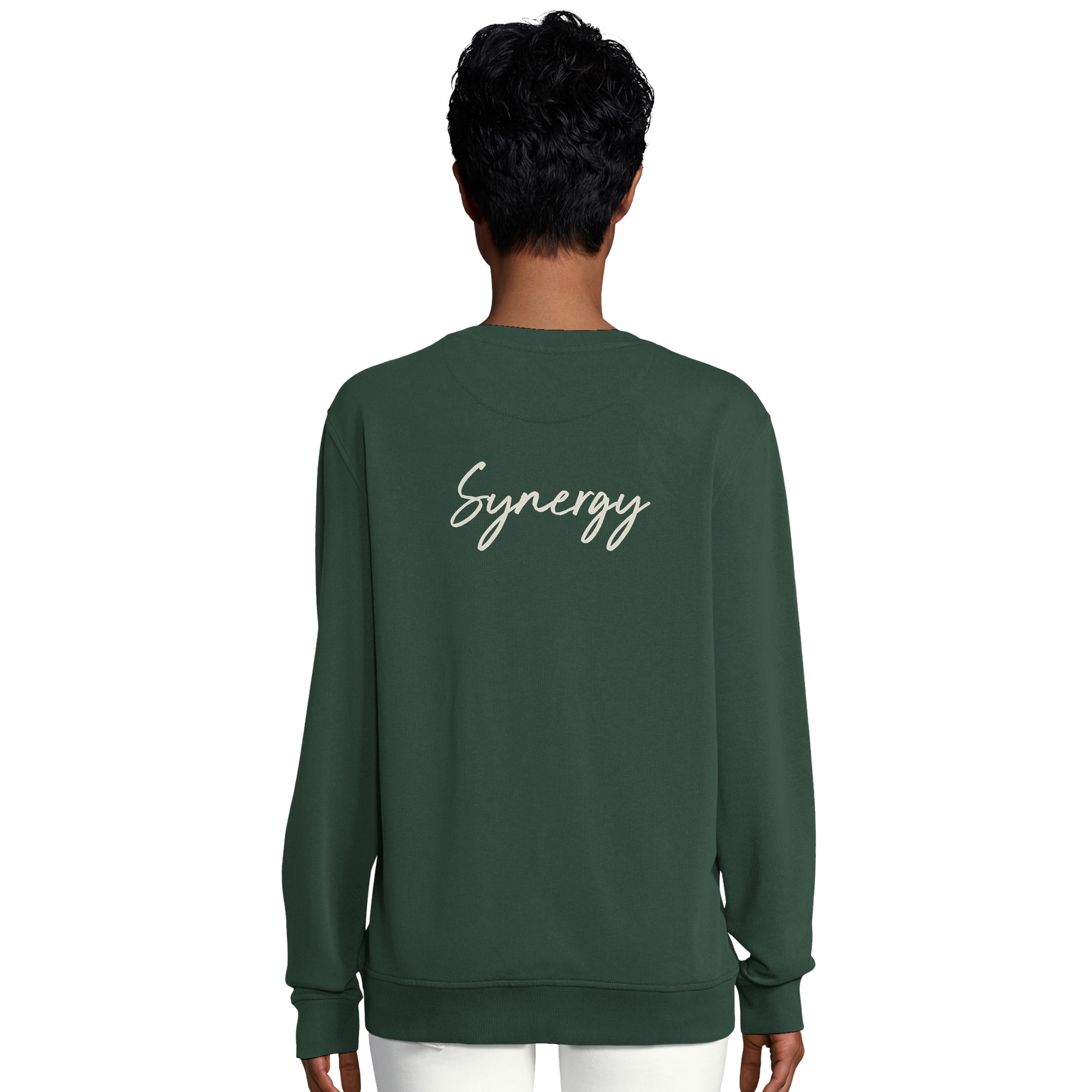 Synergy - "Synch´d Hands" Sweatshirt Bottle Green 6